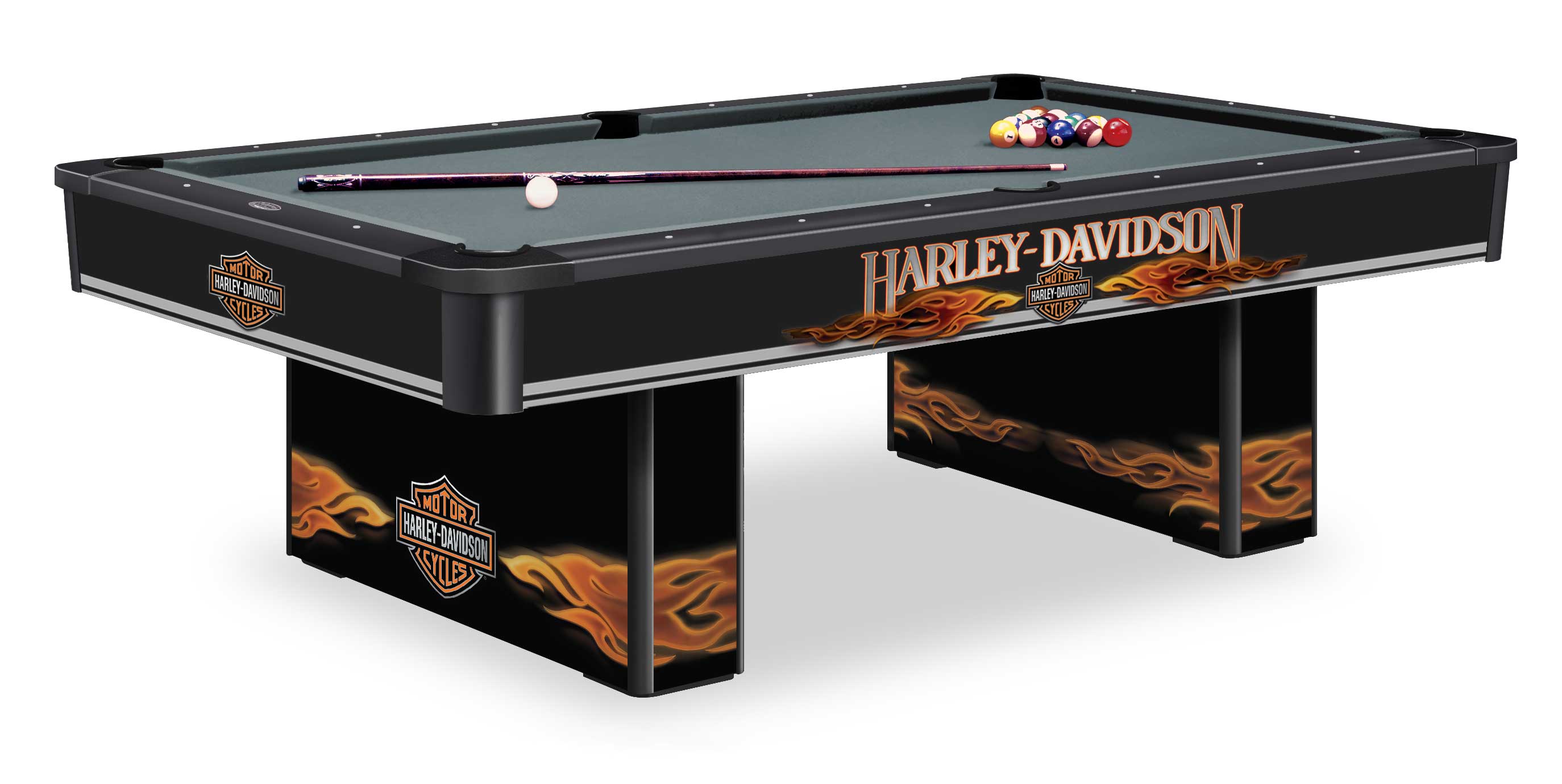 harley pool table felt